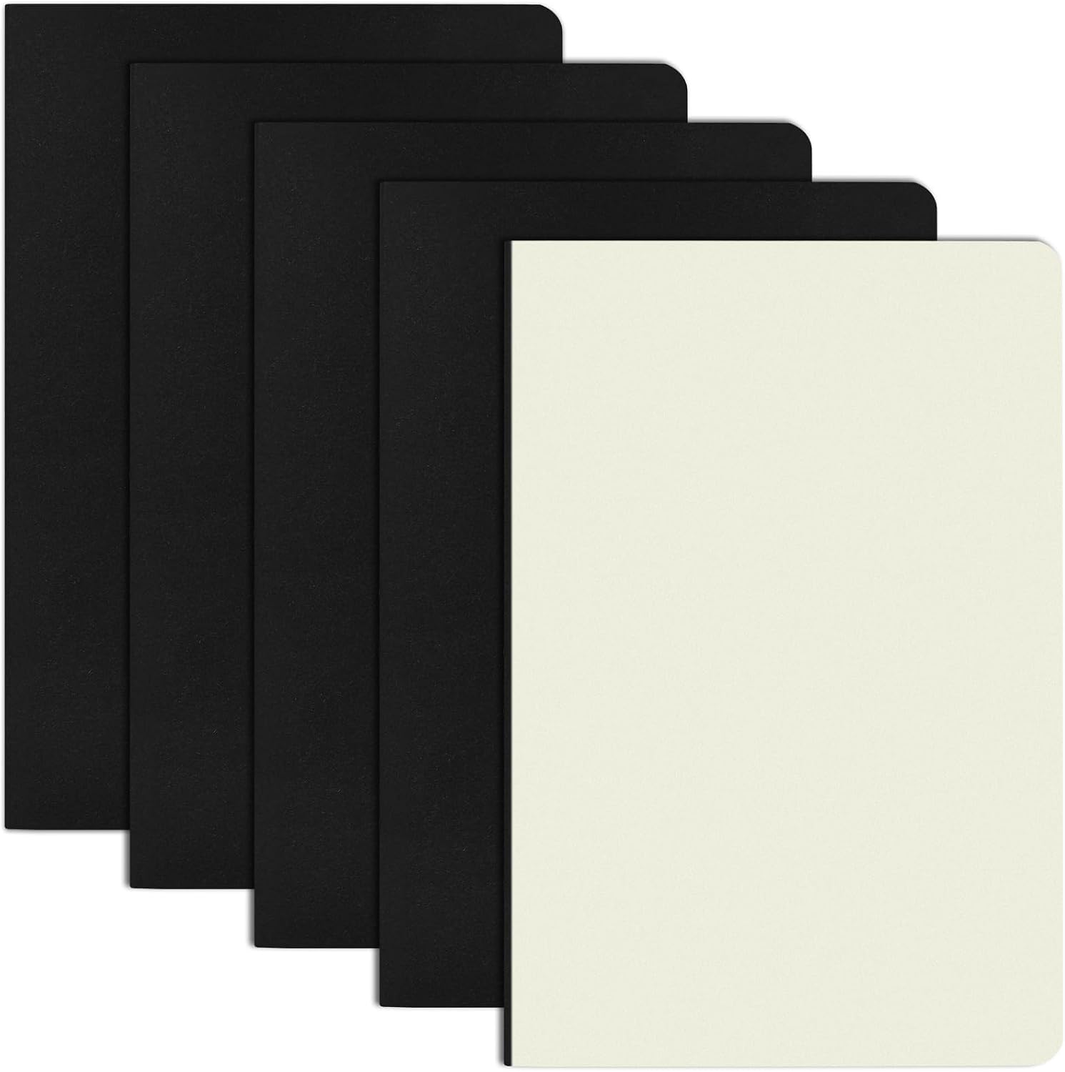 ZCZN-Quaderno Appunti A5 – Confezione da 48 quaderni, 30 fogli/60 pagine, carta FSC, 80 g/m², angoli arrotondati, rilegatura a filo