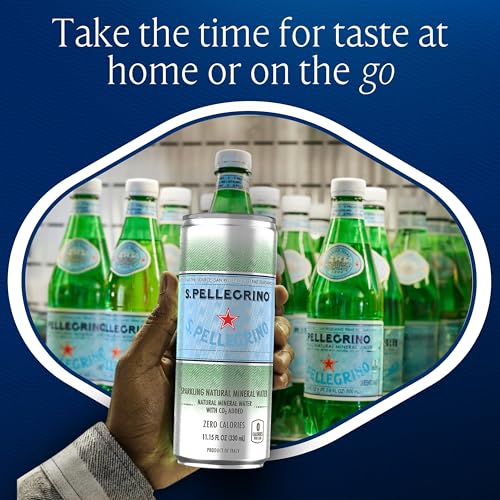 Thumbnail 3 de S.Pellegrino Sparkling Natural Mineral Water, 24-Pack (11.15 fl oz cans)