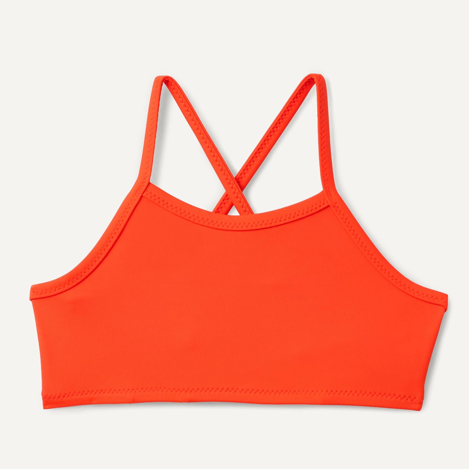 Detalle de Maillot de bain 3 pièces fille Amazon Essentials : rashguard manches longues et bikini
