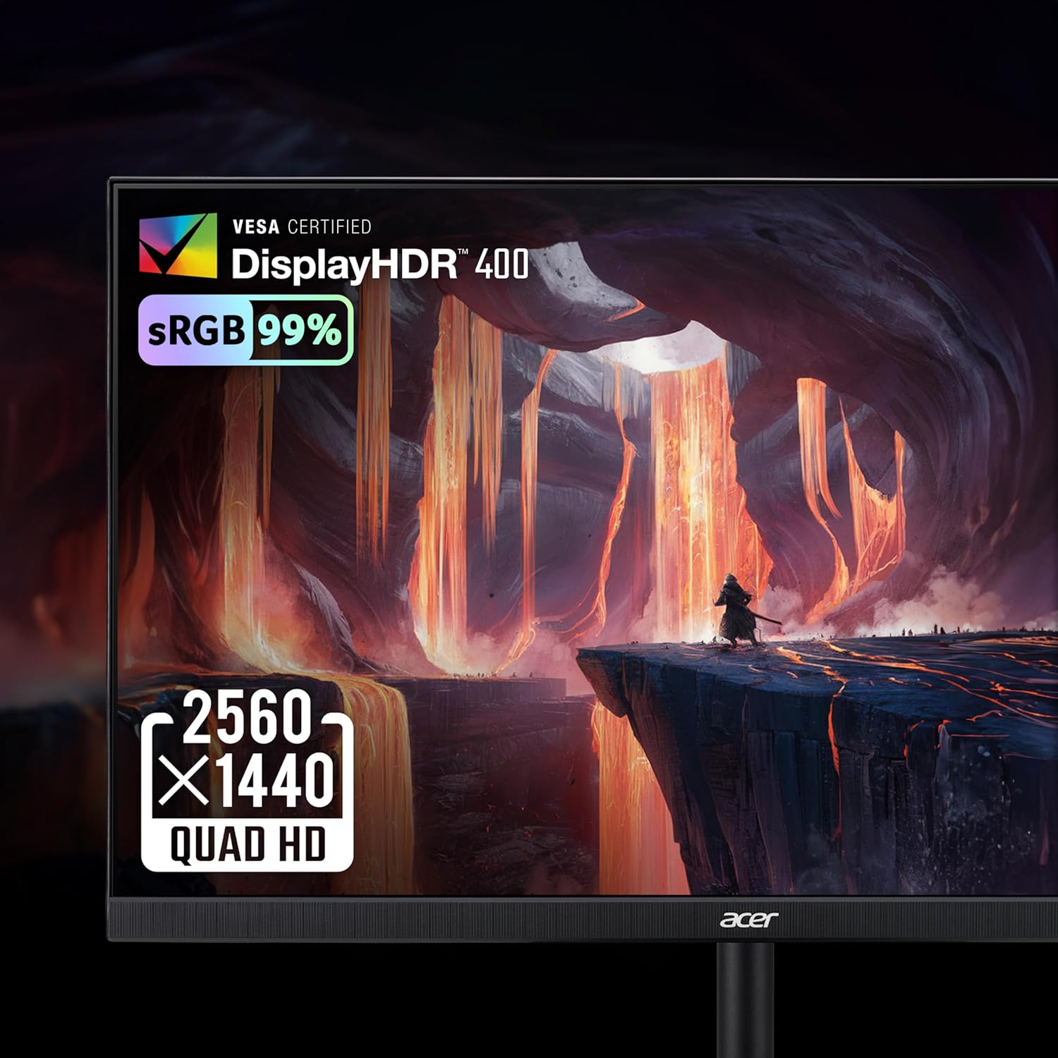 Thumbnail 3 de acer Nitro XV272UW2bmiiprfx 27-inch QHD 240Hz gaming monitor