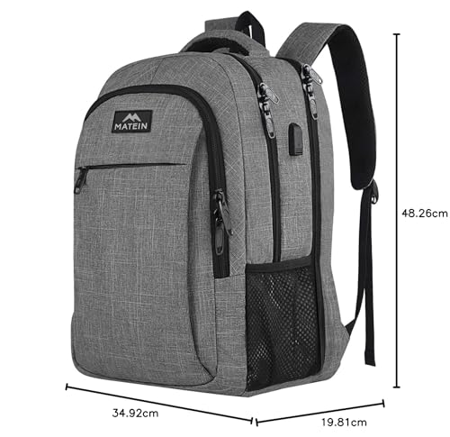 Thumbnail 10 de MATEIN Sac à Dos pour Ordinateur Portable 15,6 Pouces – Fonctionnel et Antivol