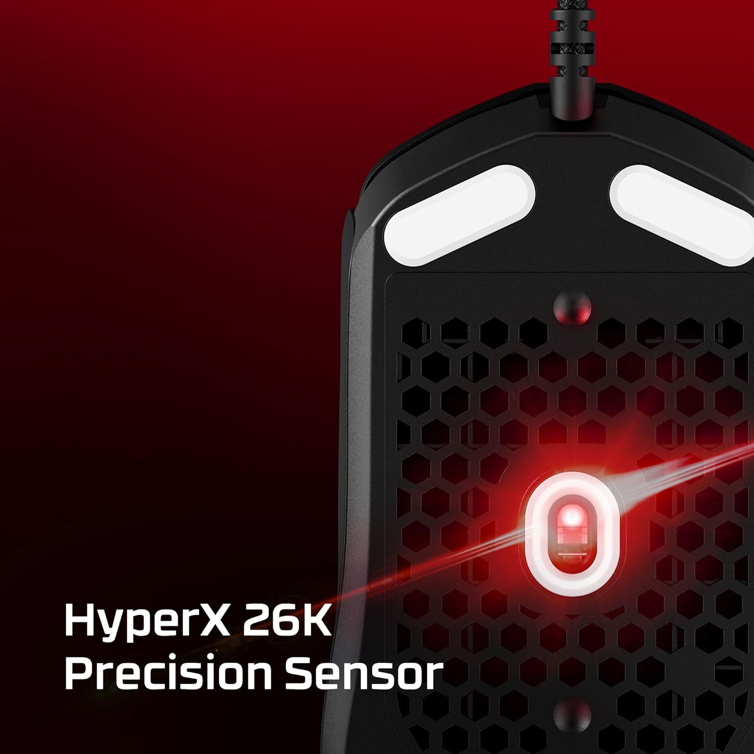 Thumbnail 2 de HyperX Pulsefire Haste 2 kabelgebundene Gaming-Maus (53 g, 26K Sensor, 26.000 DPI, 8000 Hz) in Weiß