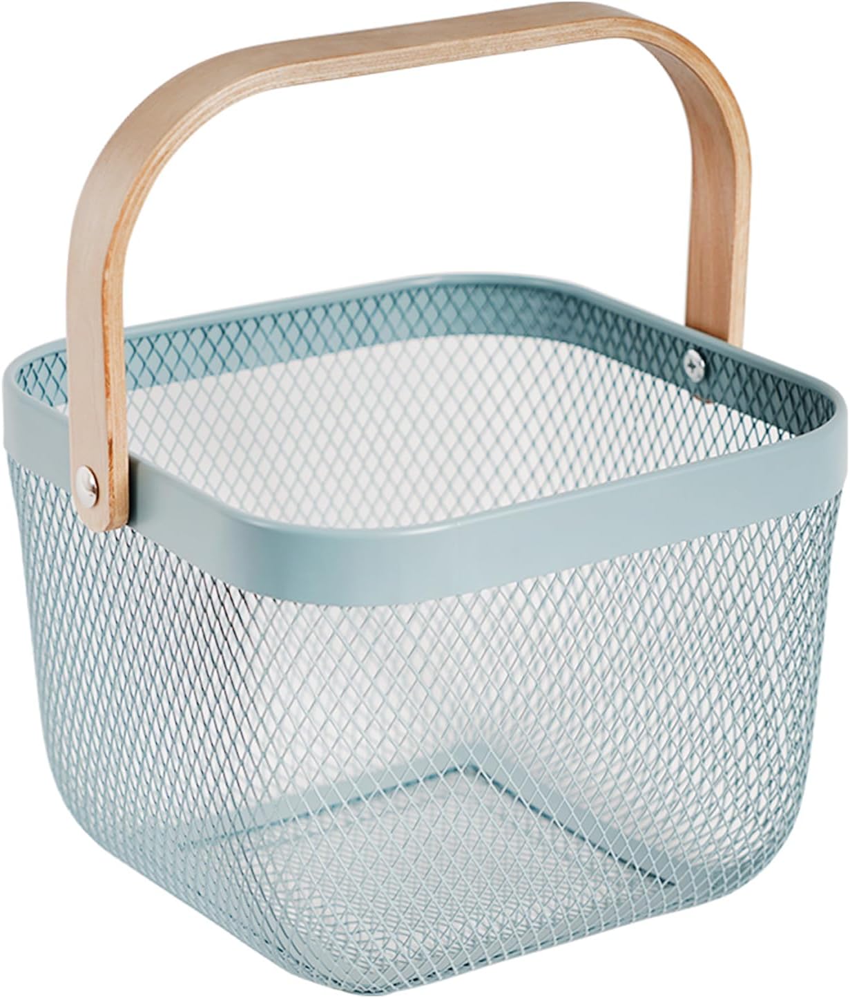 Detalle de SANHSEHOME Metal Mesh Harvest Basket, Alloy Steel