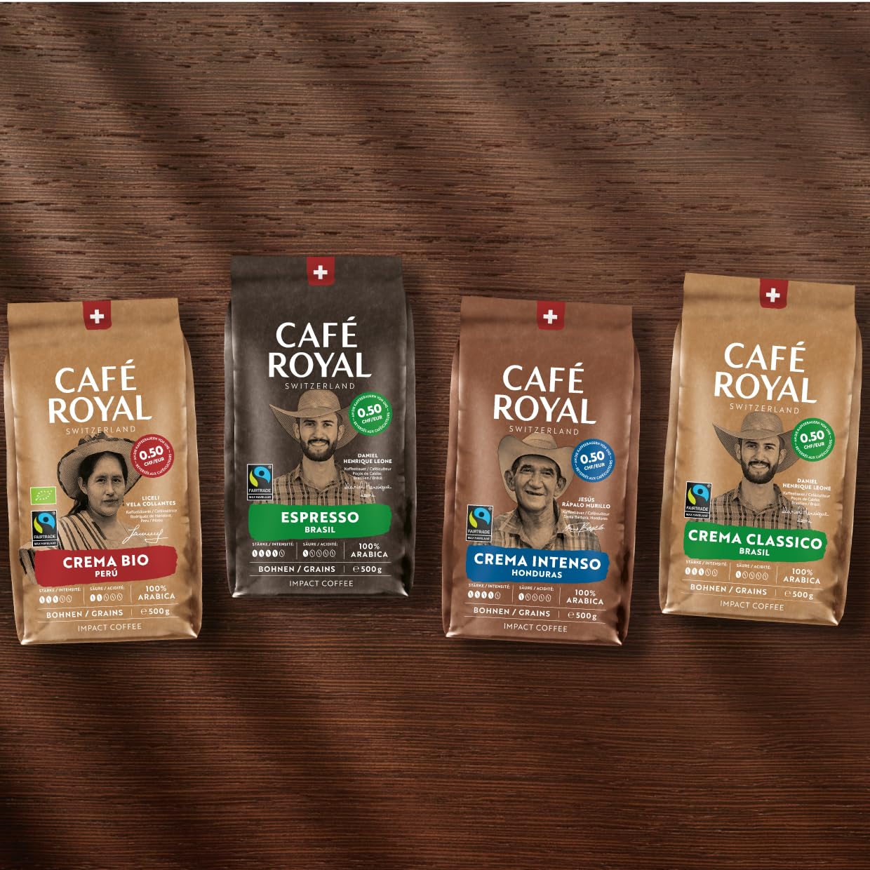 Thumbnail 1 de Café Royal Bio Espresso Peru – 100% Arabica Bohnen, dunkle Röstung, 500 g