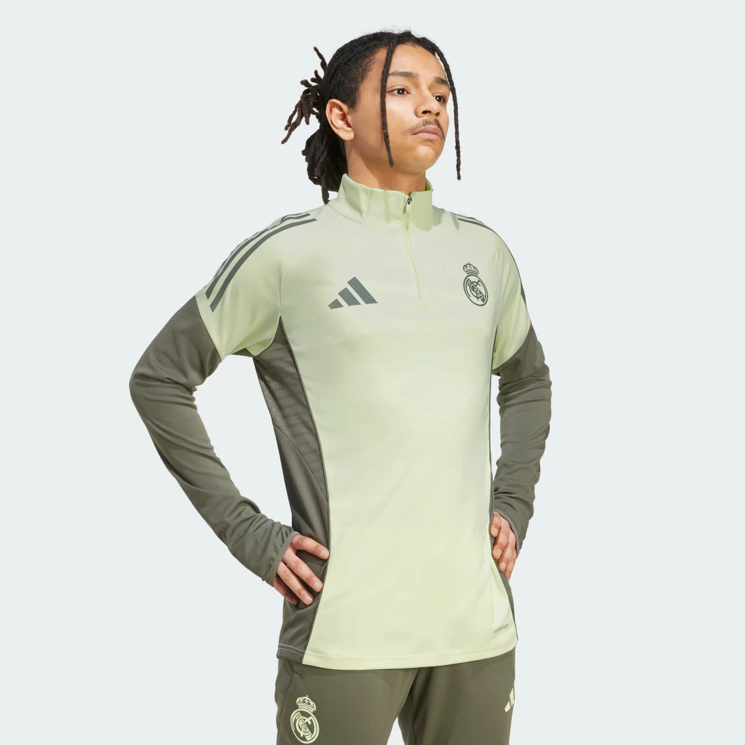 Detalle de Camiseta manga larga Real Madrid Tiro 25 Competition de Adidas – verde