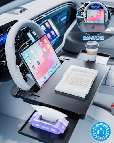 Thumbnail 4 de Portable Large Steering Wheel Tray Table Laptop tray for car 🚗