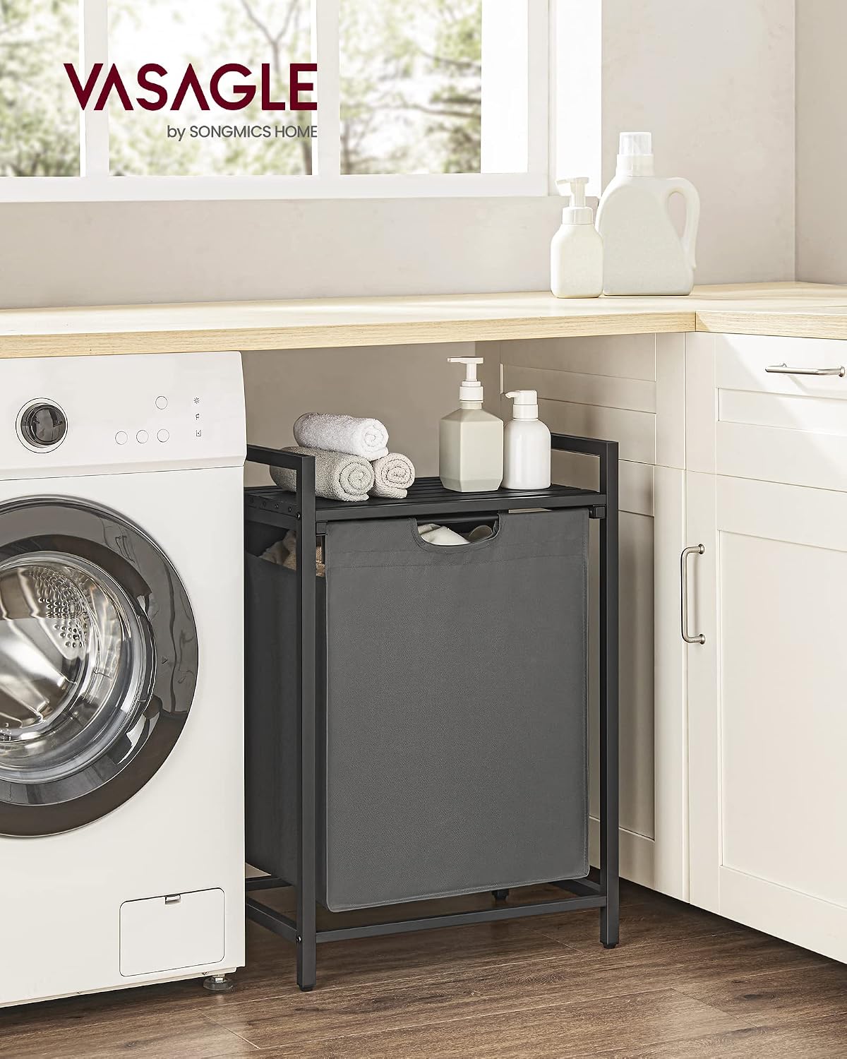 Detalle 2 de VASAGLE Laundry Hamper, 17.2 Gallons