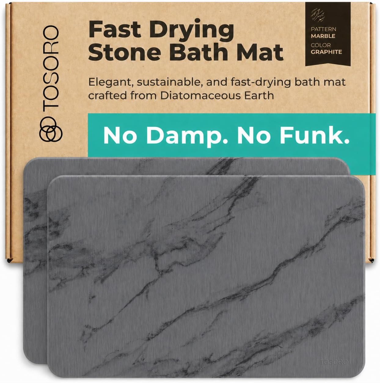 Thumbnail 6 de TOSORO Diatomaceous Bath Mat 23.5x15