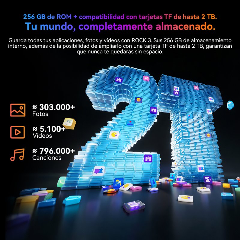 Detalle 2 de Blackview Rock 3 4G 8GB/256GB Rugerizado con visión térmica