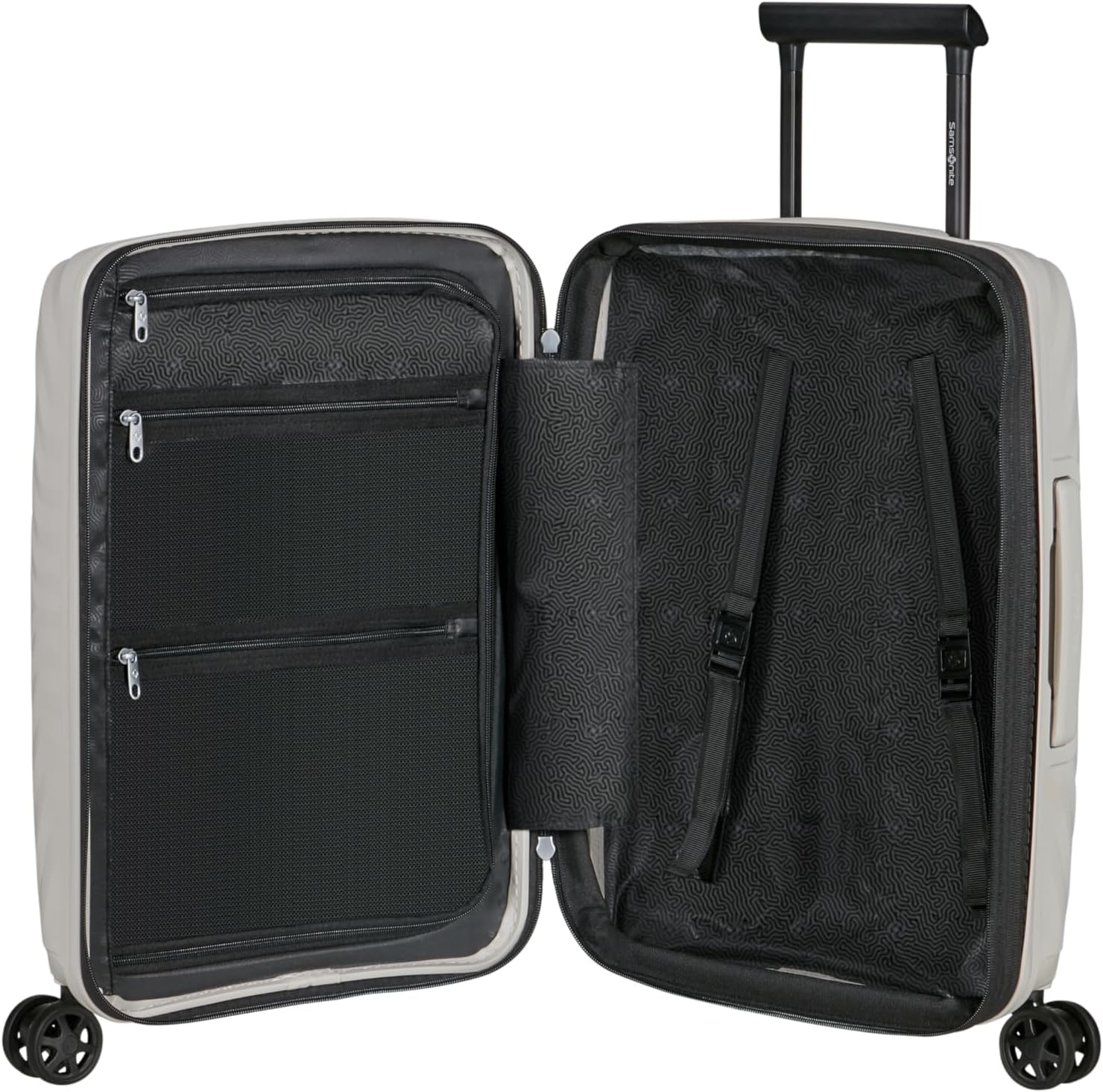 Thumbnail 5 de Samsonite Neo Flux Spinner S 55cm Expandable hand luggage (Warm Neutral) with TSA lock