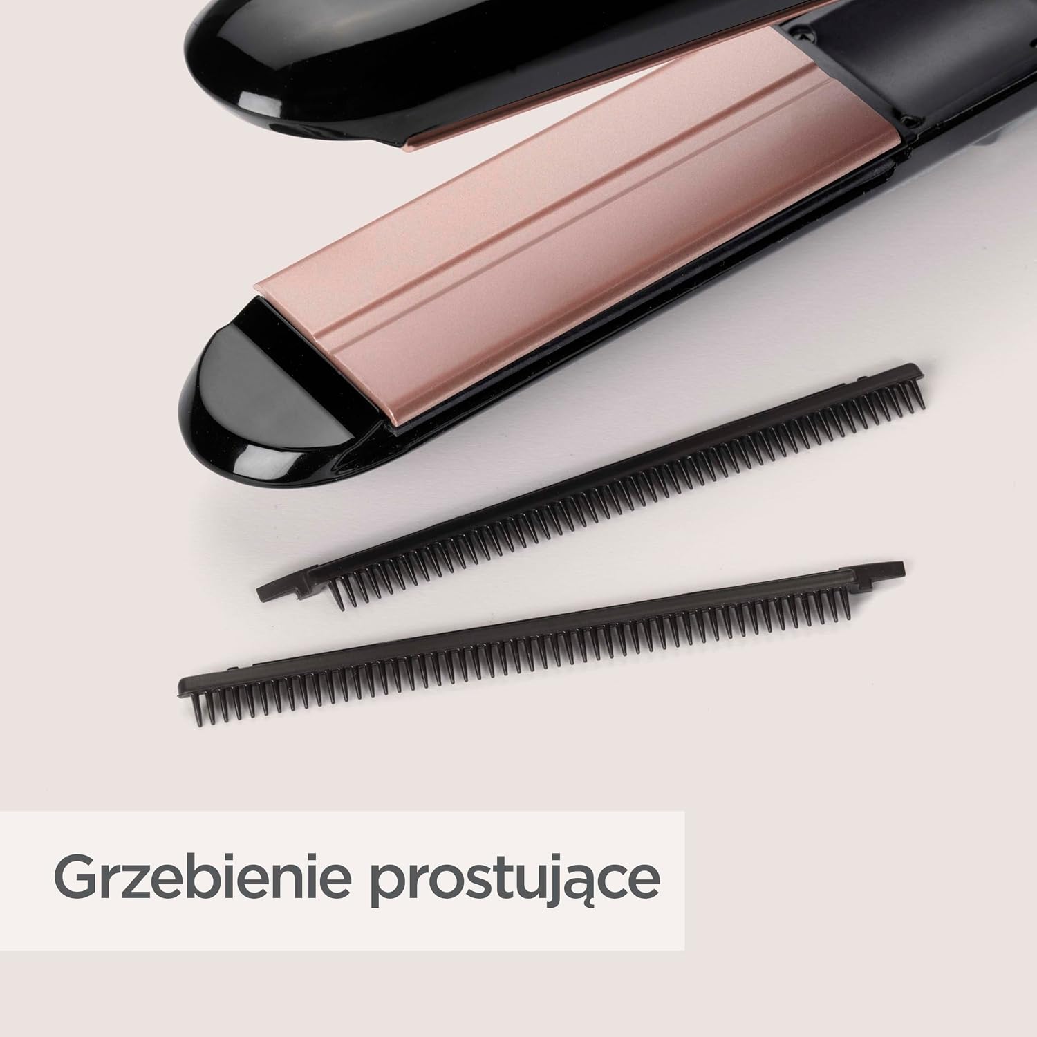 Detalle 2 de BaByliss ST493E Steam Smooth – parowa prostownica z ceramicznymi płytkami XL 39 mm