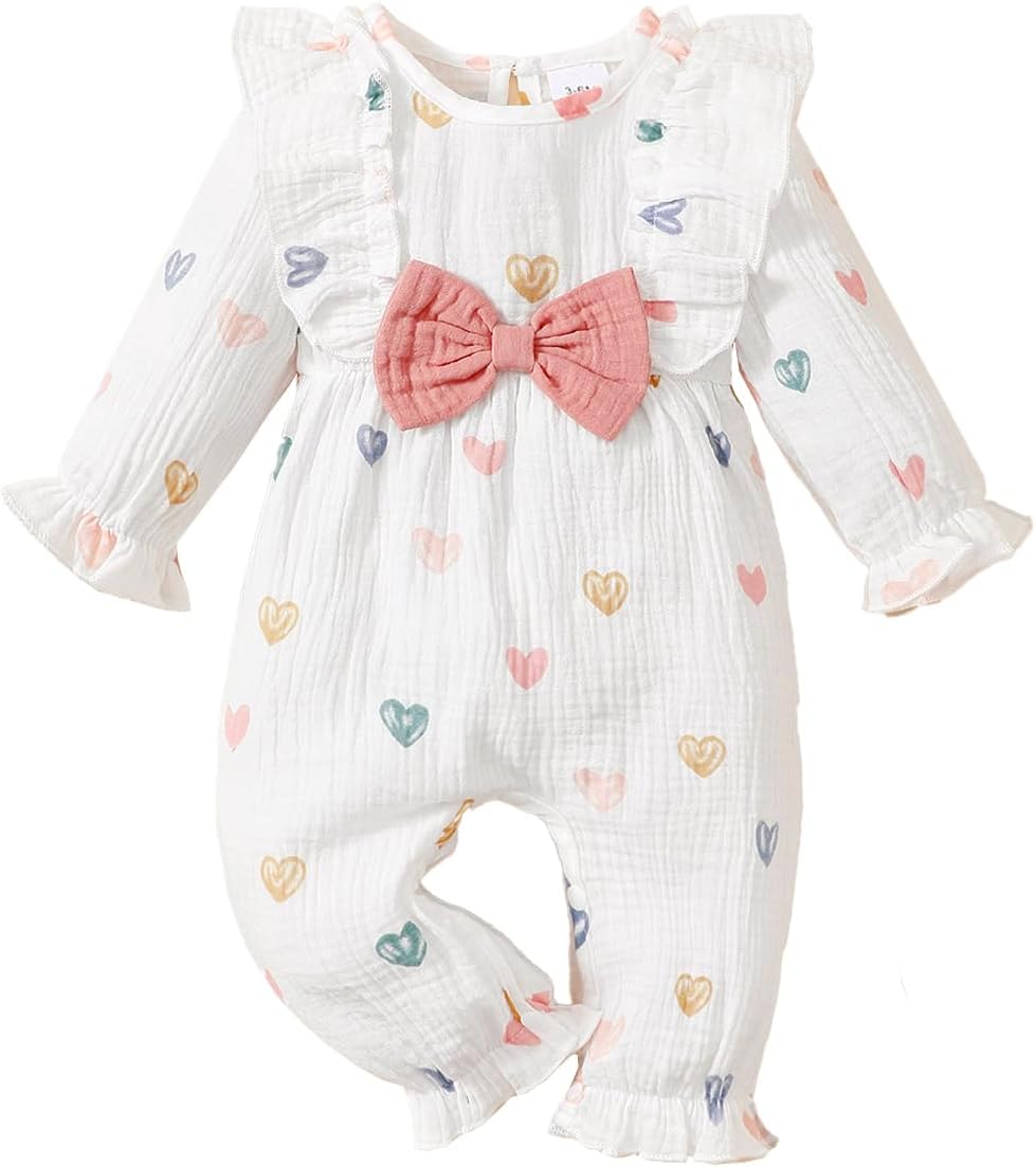 Detalle de UUAISSO Neugeborenes Mädchen Overall 0–18 Monate 👶
