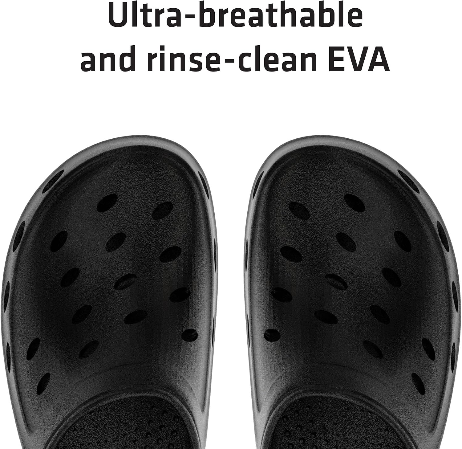 Thumbnail 3 de Lakeland Active Men's Silloth Lightweight Ventilated Clogs – Black (UK 10)