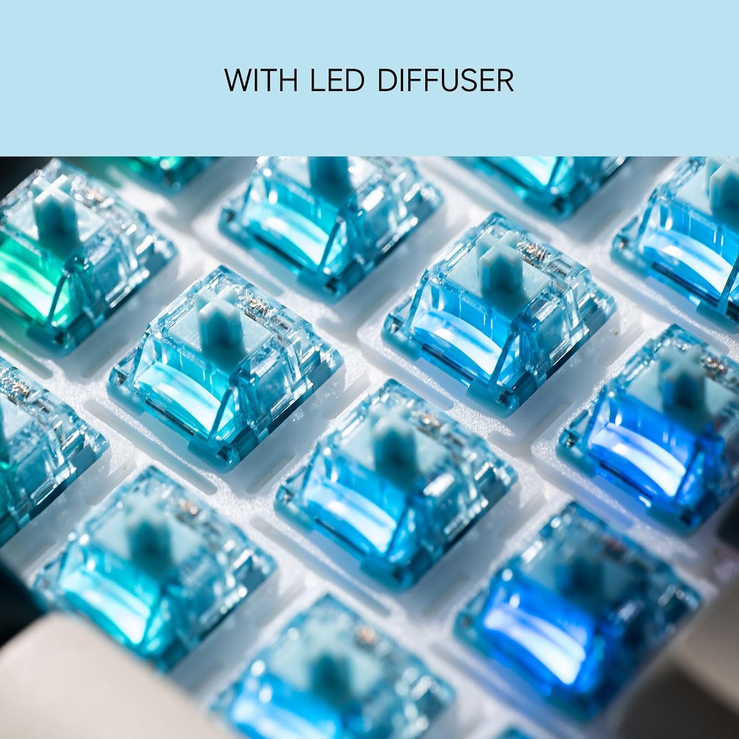 Thumbnail 4 de Akko V5 Creamy Blue Tastaturschalter (MX-Style, taktil, 5-Pin, 45 gf) – für mechanische Gaming-Tastaturen, 45 Stück