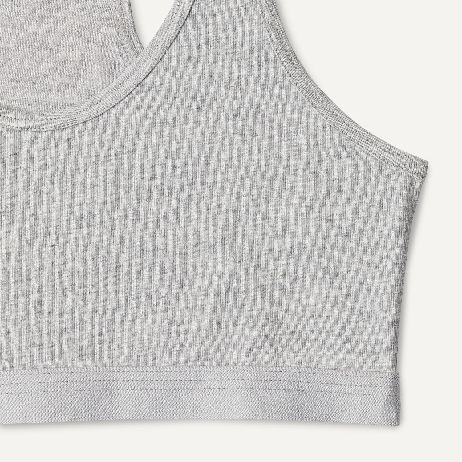 Detalle 2 de Amazon Essentials Première Brassière Courte à Dos Nagéur en Jersey de Coton Fille – Lot de 2