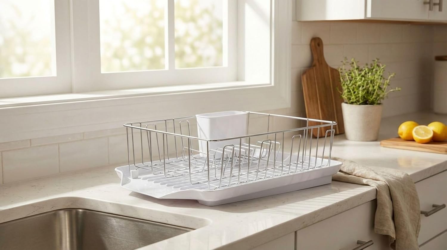 Detalle 2 de Farberware Classic Large Rust-Resistant Dishrack 🧽