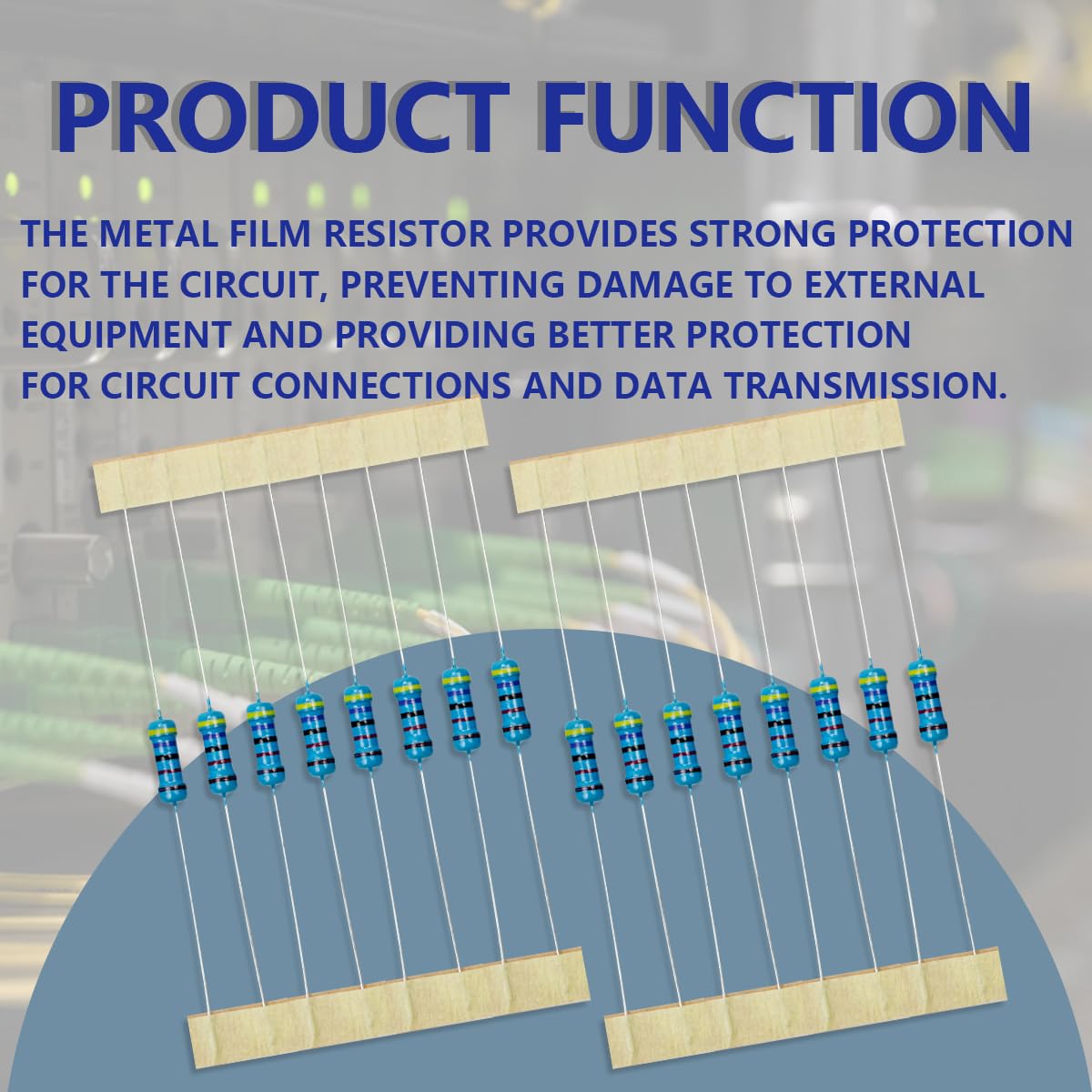 Thumbnail 3 de Innfeeltech 47K 1/2W Metallfilm Widerstände 🔧