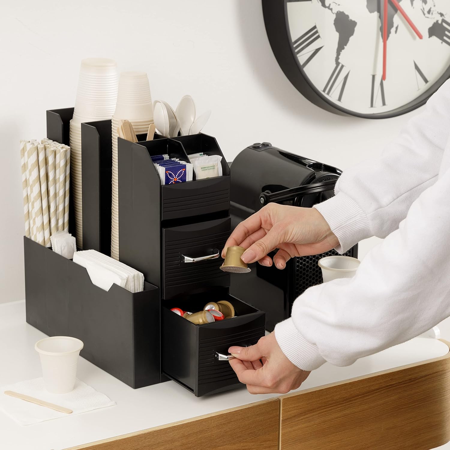 Detalle 2 de Baroni Home Coffee Station porta capsule 55