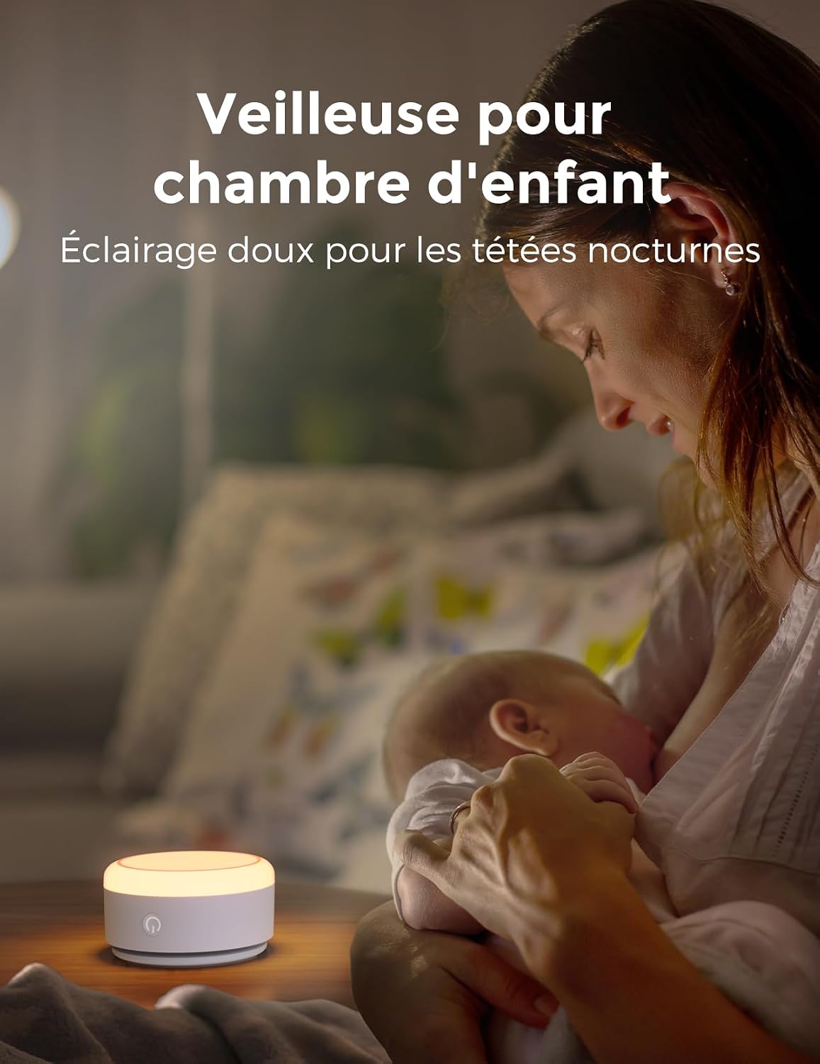 Thumbnail 4 de Momcozy Machine Bruit Blanc Bébé, 20 Sons, Lumière Tactile et Portable – Jaune