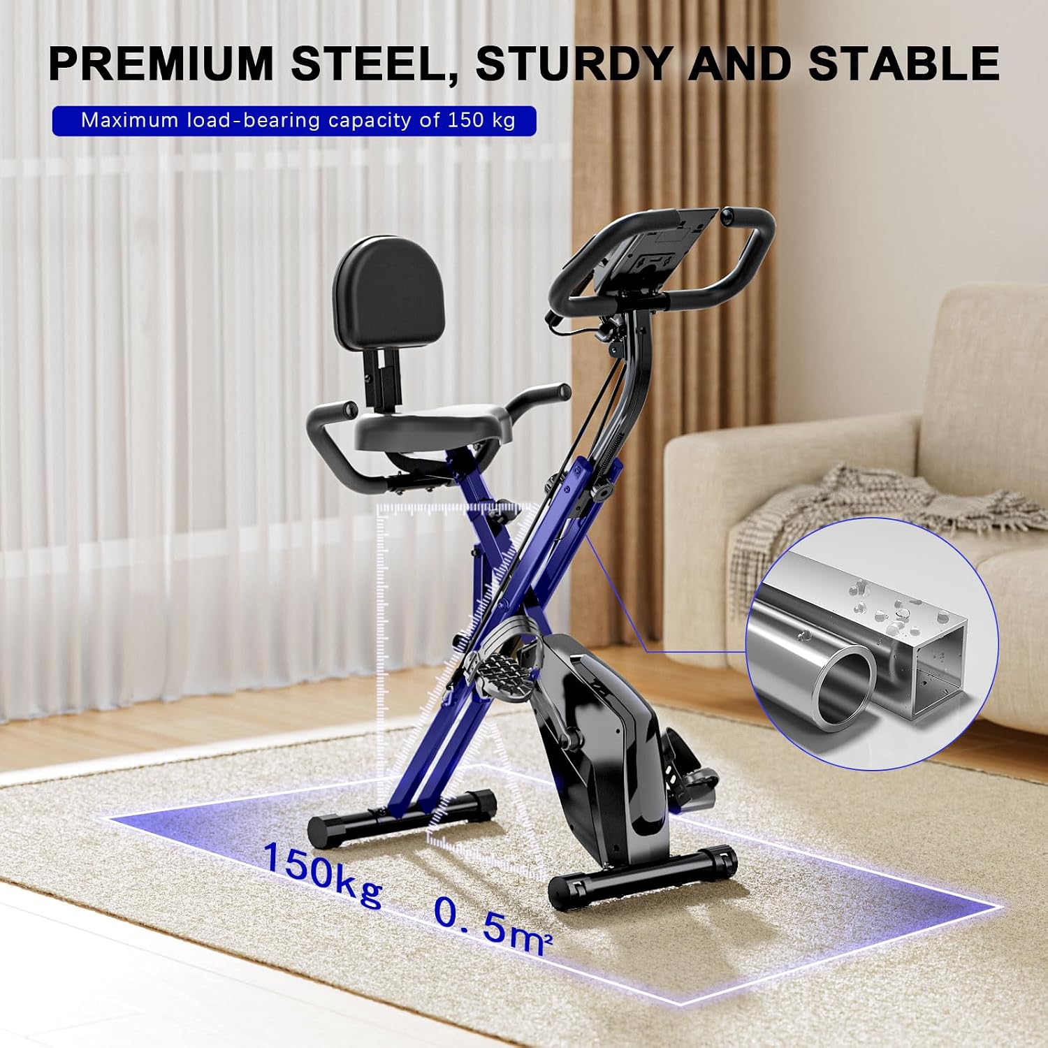 Thumbnail 5 de Botifly Bicicleta estática plegable 4 en 1 16 niveles