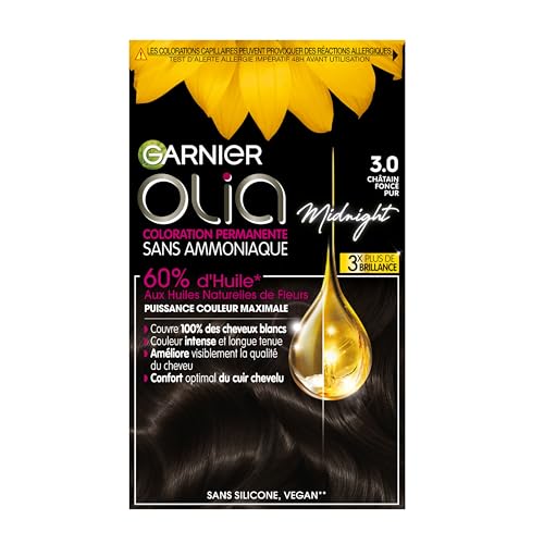 Detalle de Garnier Olia 3.0 Coloration permanente châtain foncé 🎀