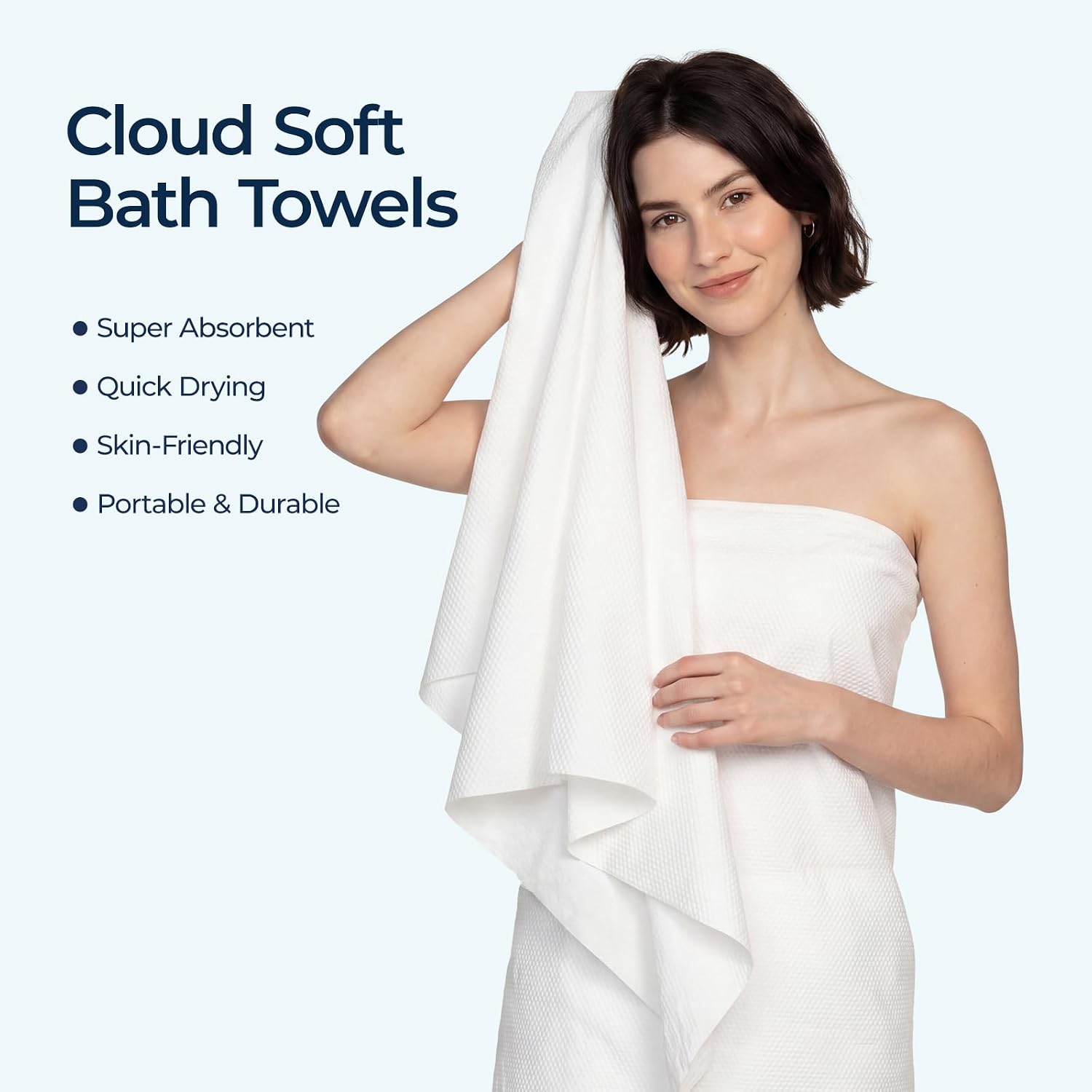 Detalle de ecolook Compressed Disposable Bath Towels 31 x 63 Inch