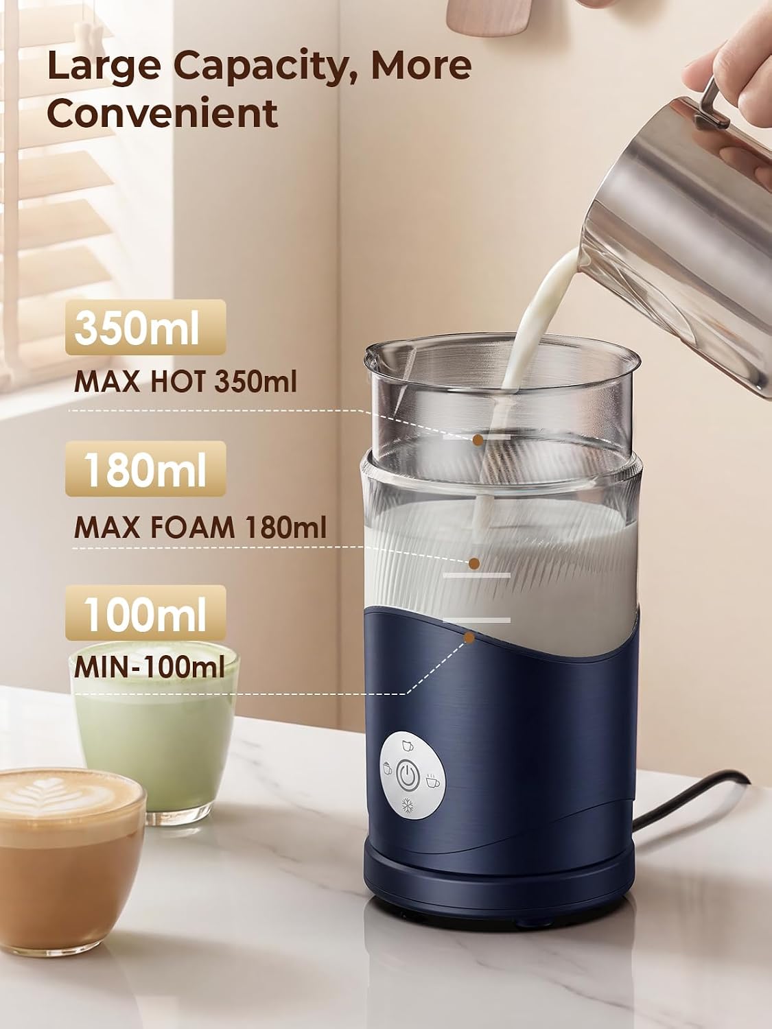 Thumbnail 1 de Electric Milk Frother 350ml