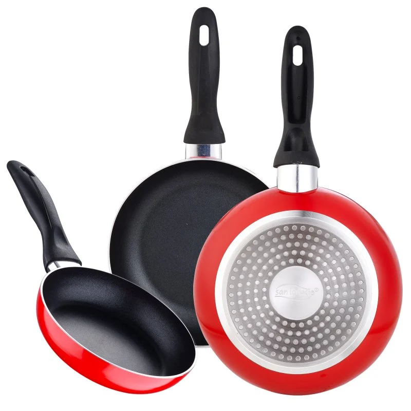 Detalle de San Ignacio Navy Set: 3 sartenes de 16, 20 y 24 cm para todas las cocinas