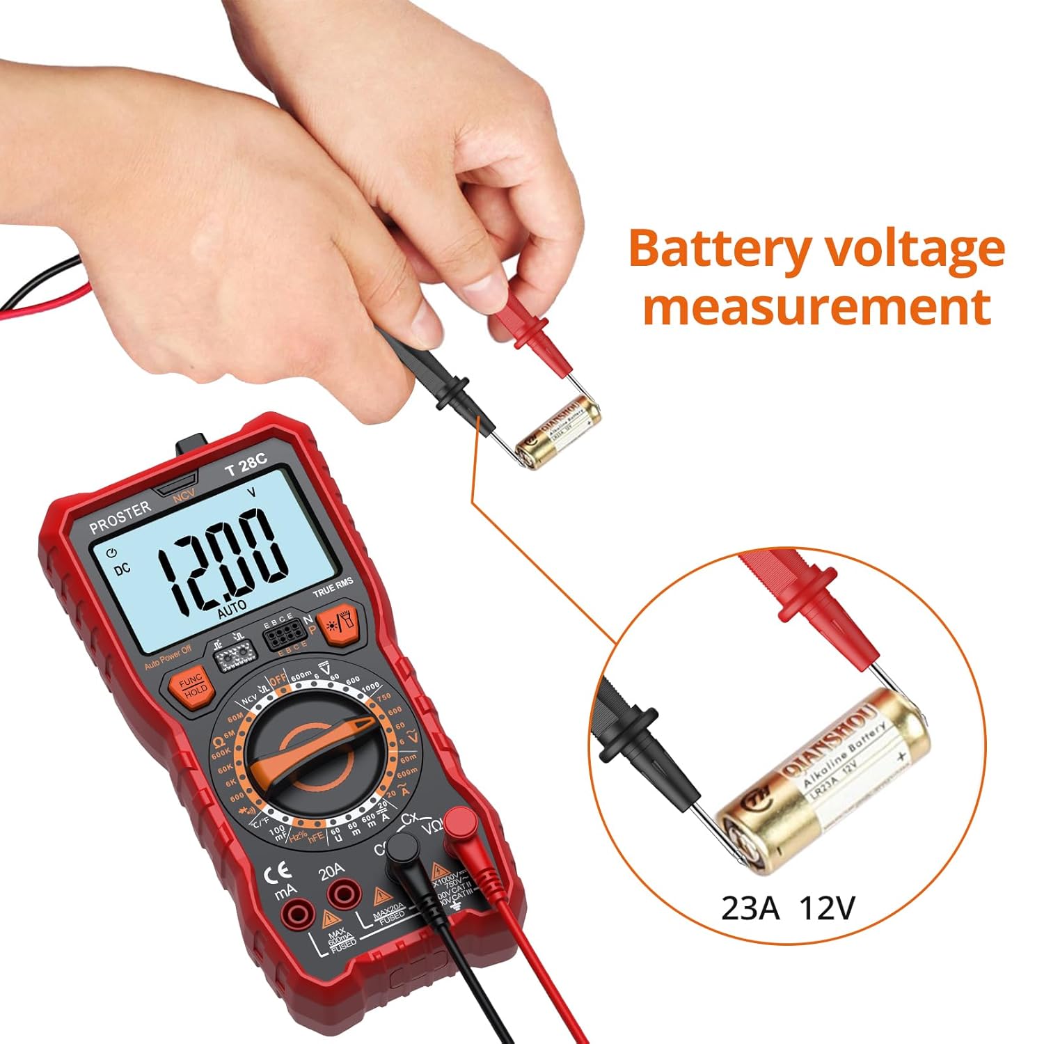Thumbnail 3 de Proster TRMS 6000 Counts Digital Multimeter: A Prudent Choice for Everyday Electrical Testing