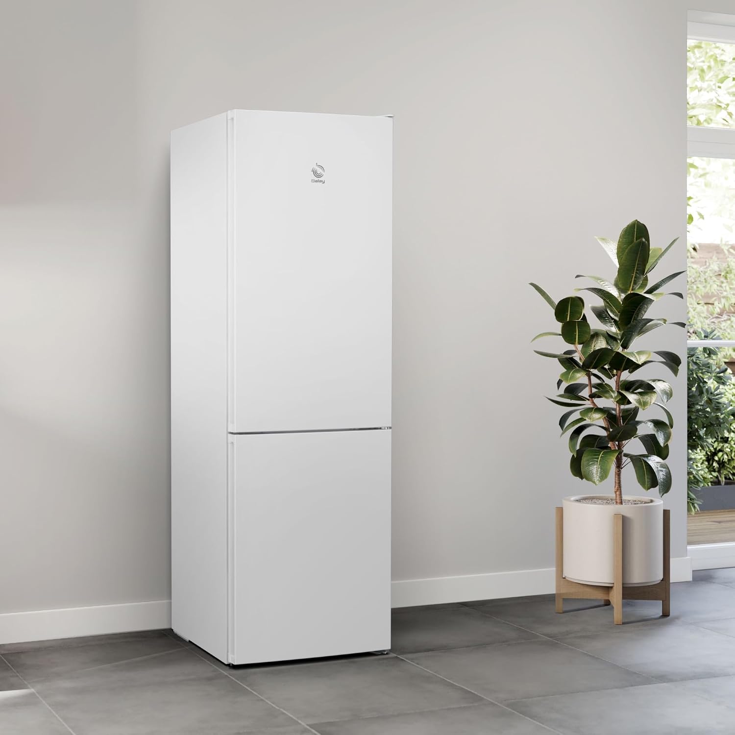 Detalle de Balay 3KFE553WI: Frigorífico combinado NoFrost de 326 L en blanco