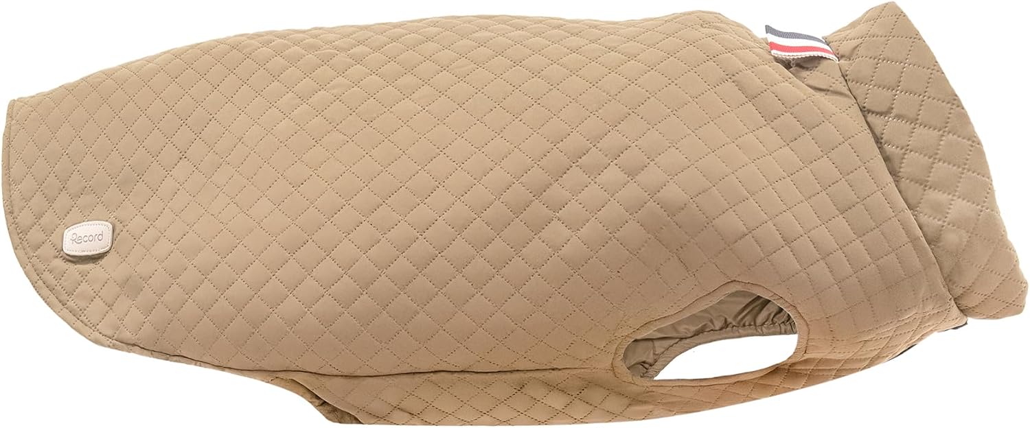 Detalle 2 de Record Brandy – wodoodporny płaszcz dla psa, ocieplany, beżowy L, 45 cm