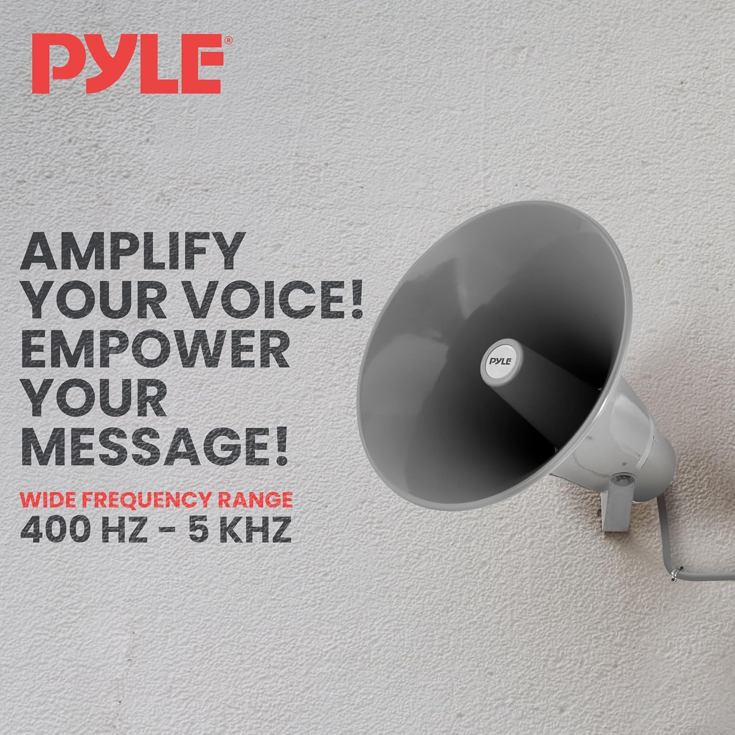 Thumbnail 5 de Pyle PHSP131T 50W Compact PA Horn Speaker: 13.5 Inch Indoor/Outdoor Megaphone for 70V Systems
