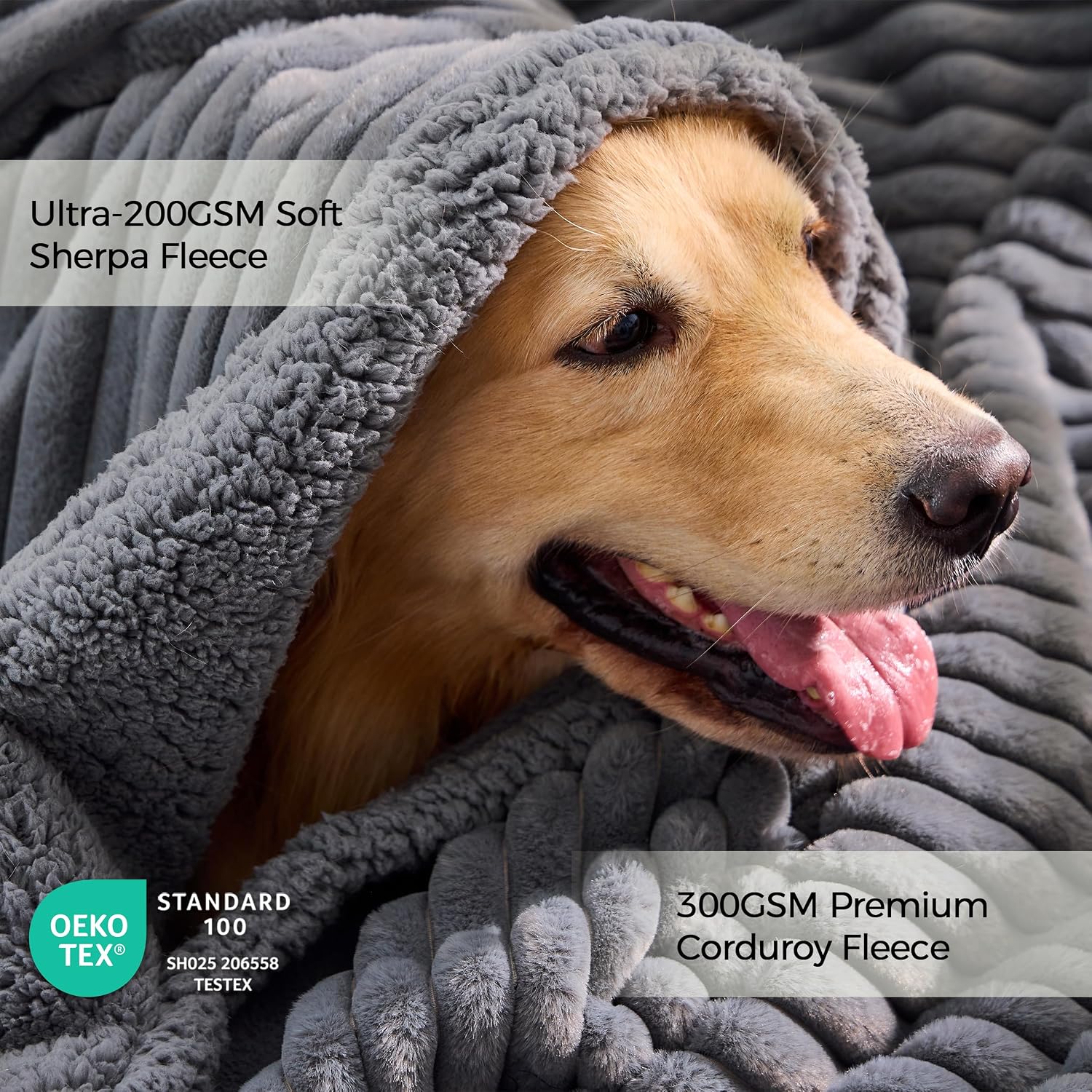 Detalle 2 de Krifey Waterproof Dog Blanket 60" x 80