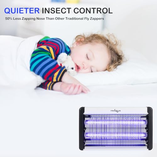 Thumbnail 3 de fraxinus Lámpara Matamoscas Eléctrica 20 W con luz UV 365 nm y efecto anti-mosquitos (hasta 100-150 m²)