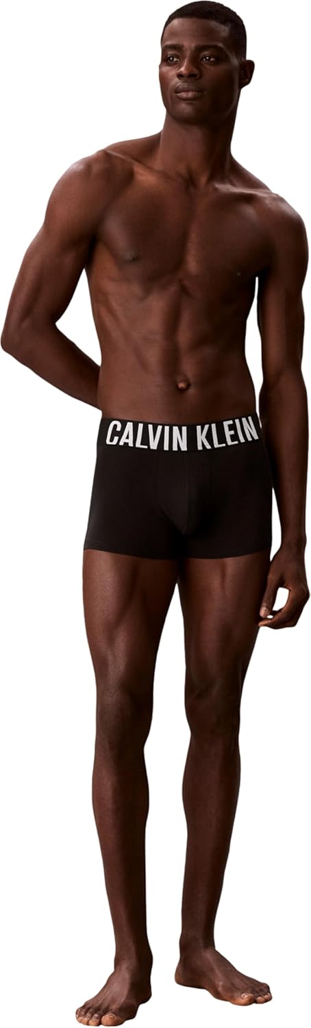 Detalle de Calvin Klein Mens 'Intense Power' Trunk (3-Pack) – Practical everyday comfort