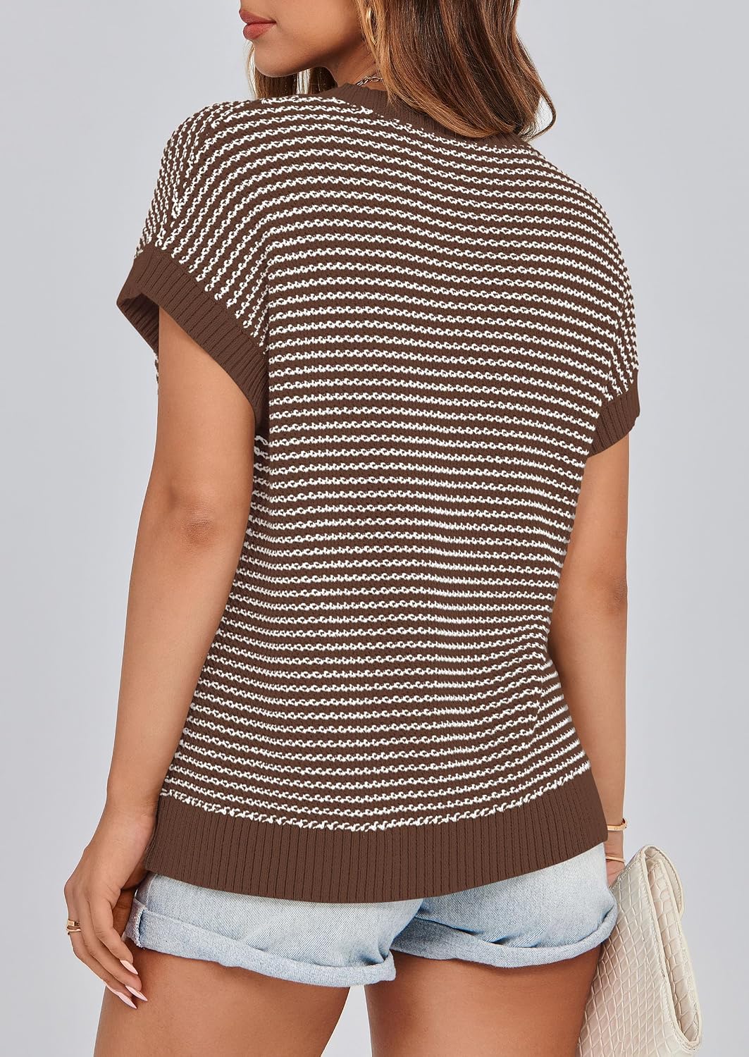 Detalle 2 de PRETTYGARDEN Women's Knit Sweater Vest
