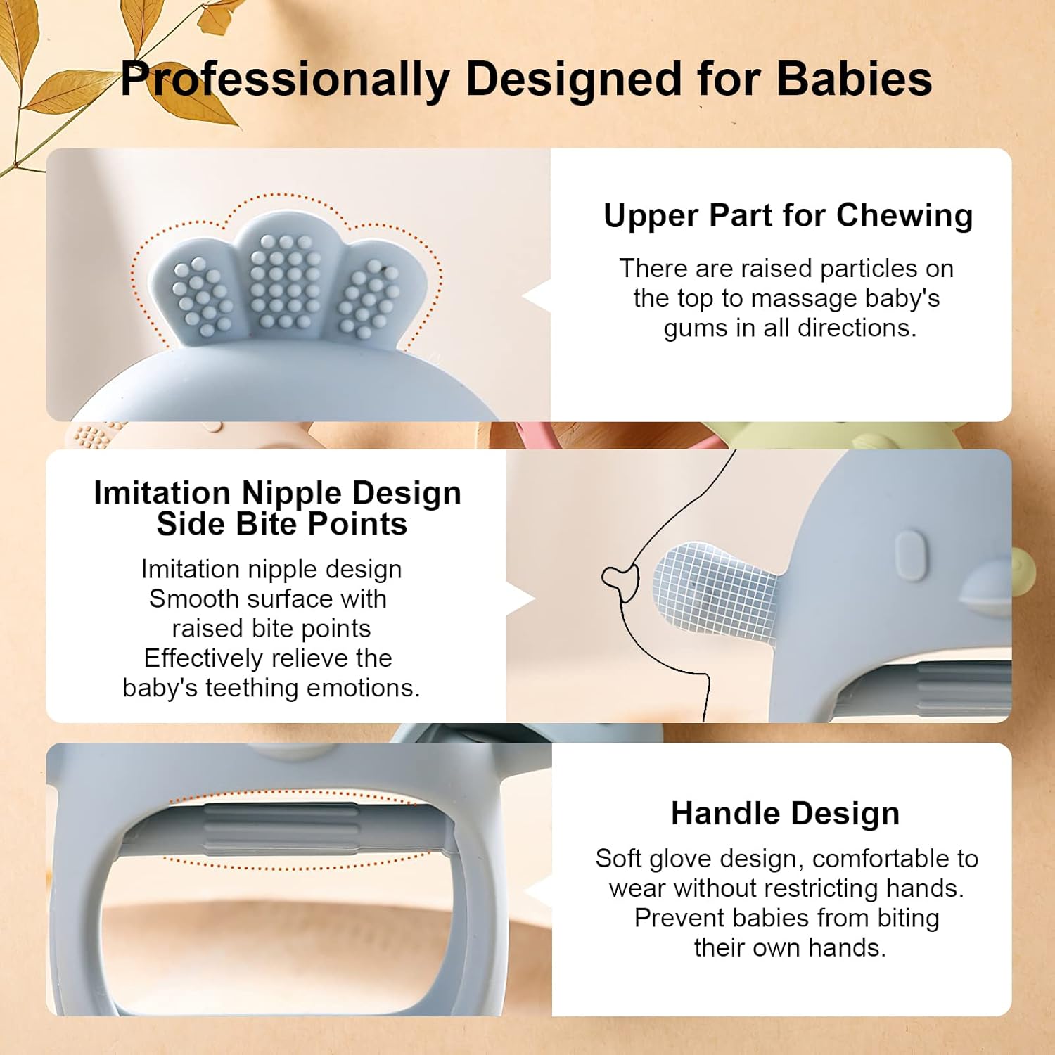 Thumbnail 2 de Silicone Teether 2 Pack for Babies 👶
