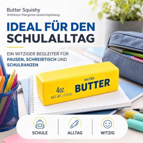 Detalle de Butter Squishy – Antistress Margarine Quetsch von TK Gruppe