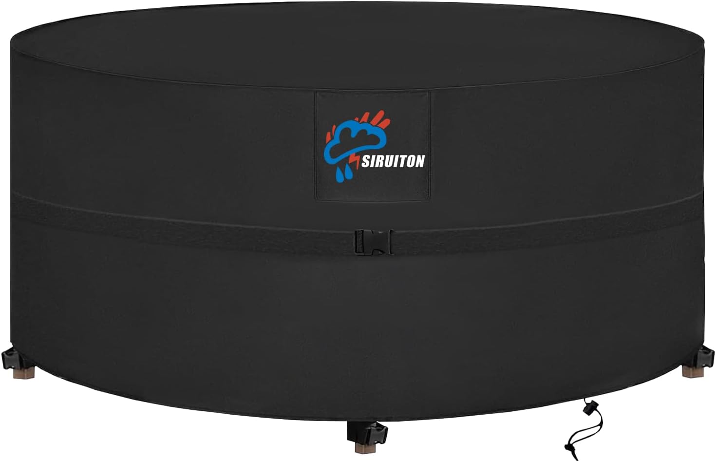 SIRUITON 250cm round table cover