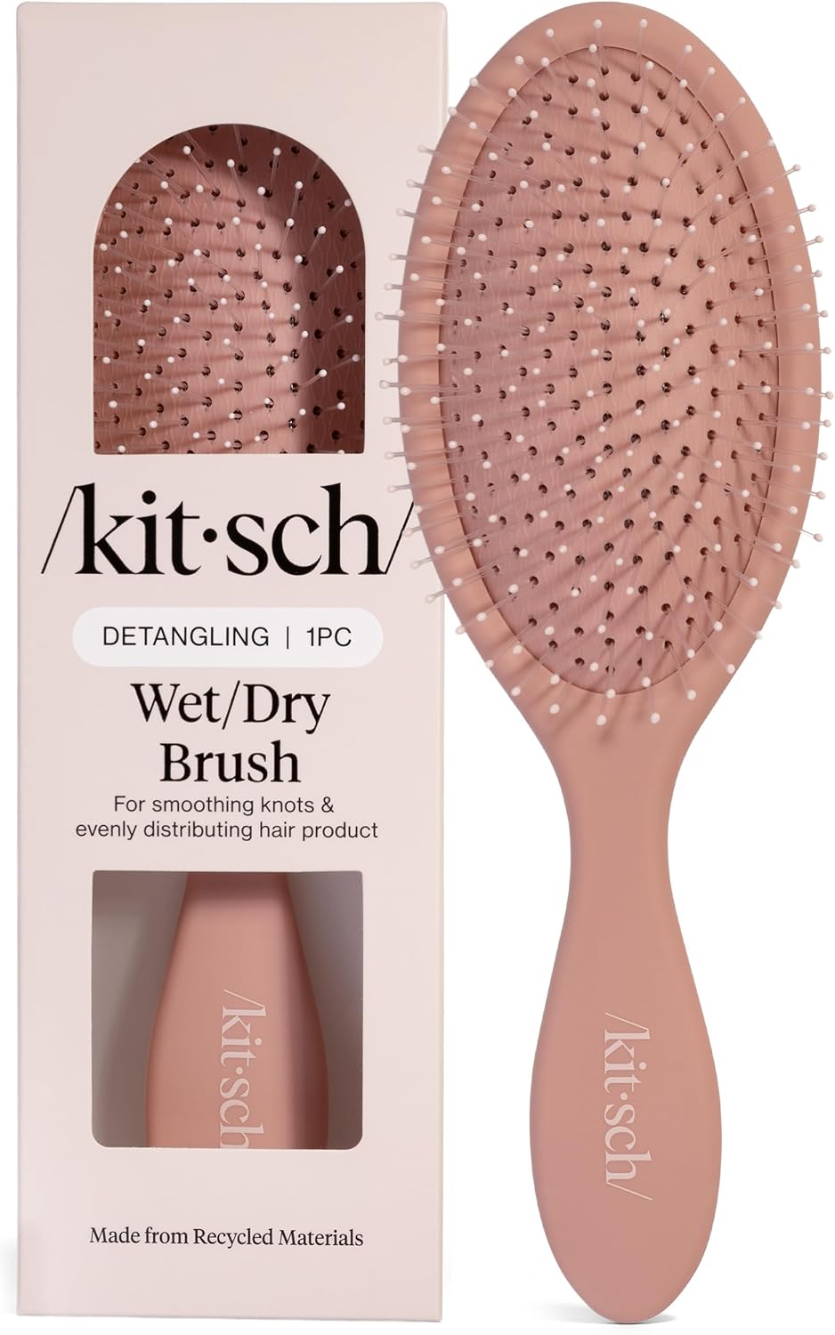 Detalle de Kitsch detangling brush, Terracotta