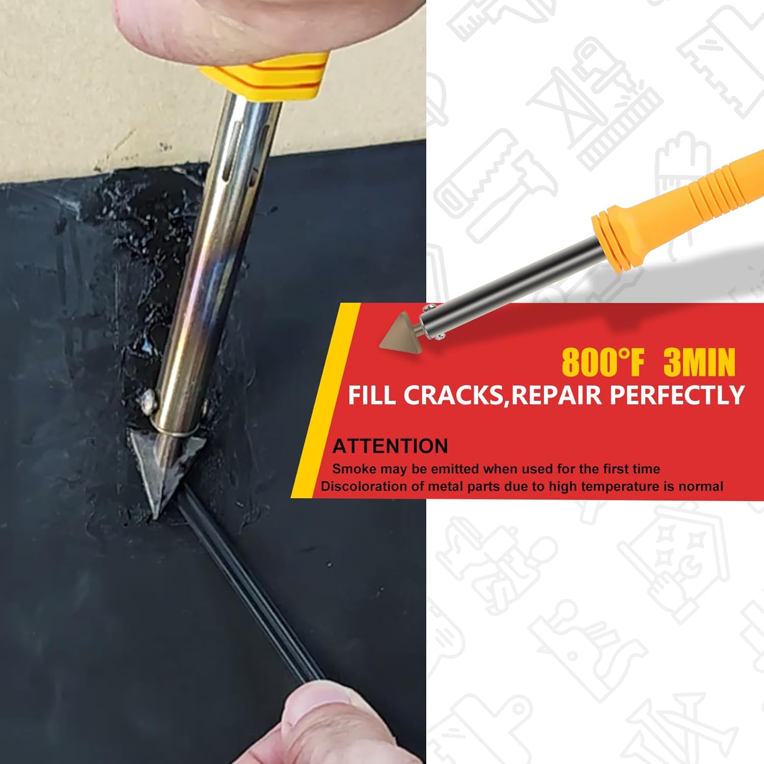 Thumbnail 2 de SONNLER Plastic Welder 1000pcs repair kit