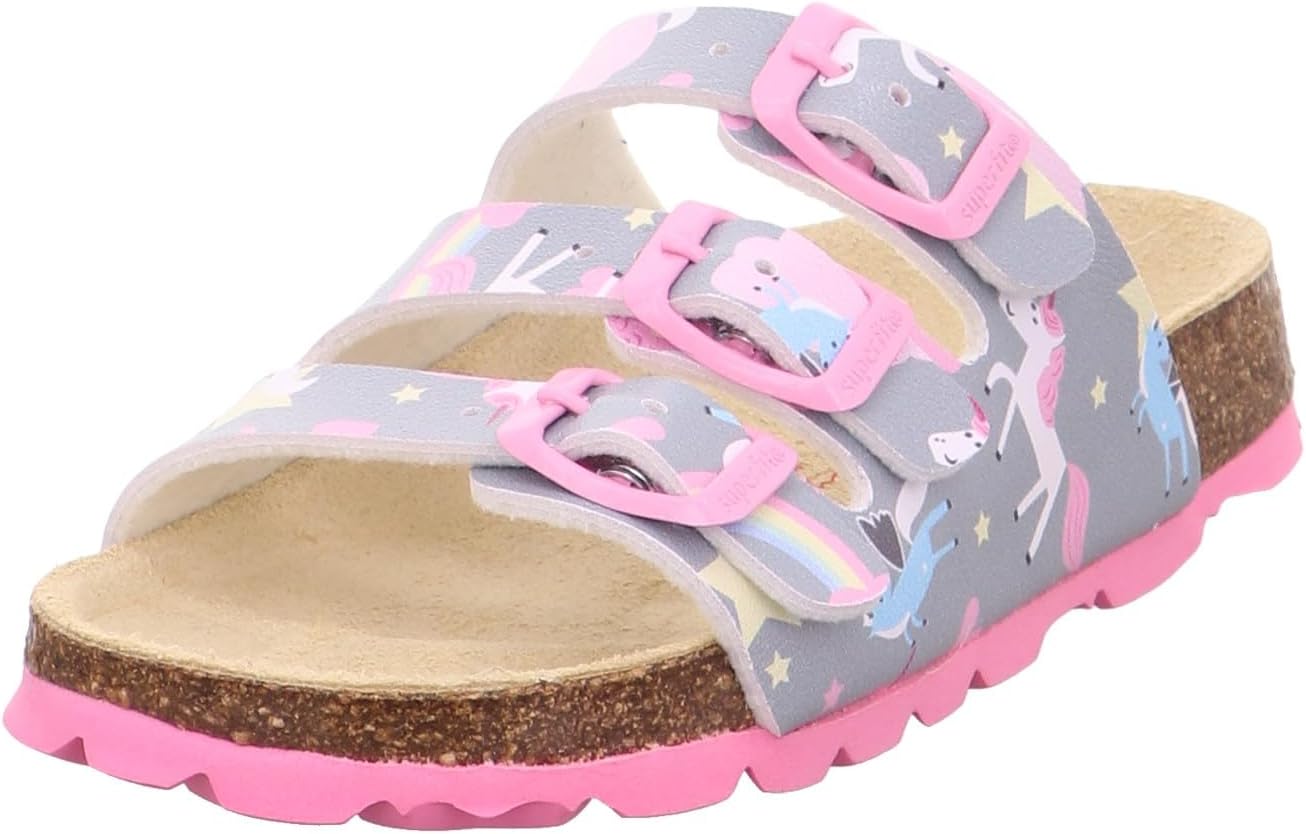 Thumbnail 6 de Superfit Mädchen Fussbettpantoffel Hausschuh – bequeme Innensohle, rutschfeste Sohle