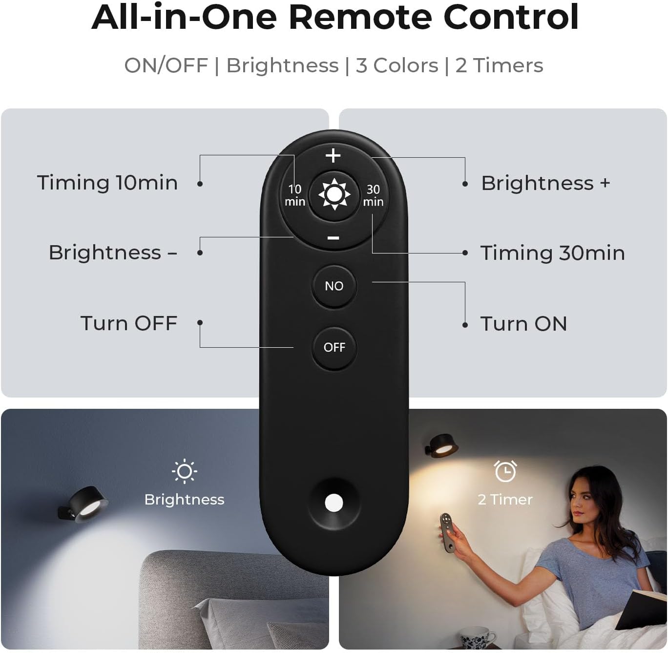 Detalle 2 de Aplique de Pared Interior LED 3200mAh