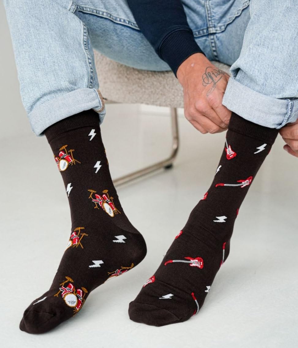 Thumbnail 1 de TODO Colours Lustige Socken mit Motiv – Smart Owl: Mehrfarbige, bunte Socken mit Lernmotiv