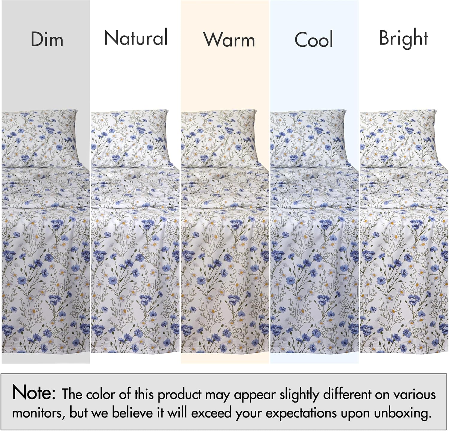 Thumbnail 6 de RUVANTI 100% Cotton Percale Sheets