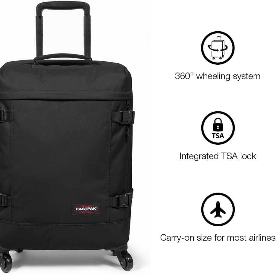 Detalle de EASTPAK TRANS4 S Valise 54 x 35 x 23 cm – 44 L – Black Denim