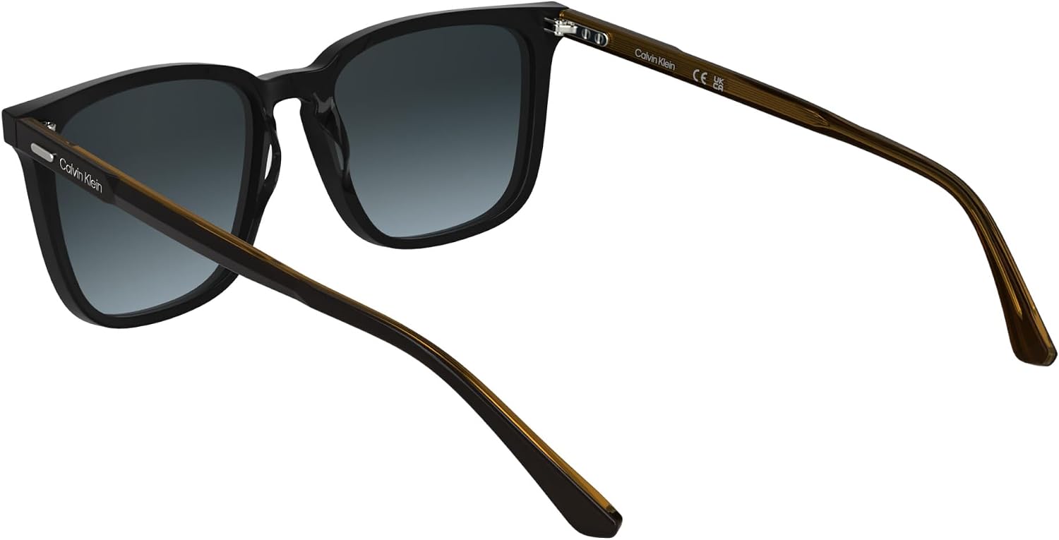 Detalle 2 de Lunettes Calvin Klein CK25507S N pour homme : monture rectangulaire en acétate, RXable