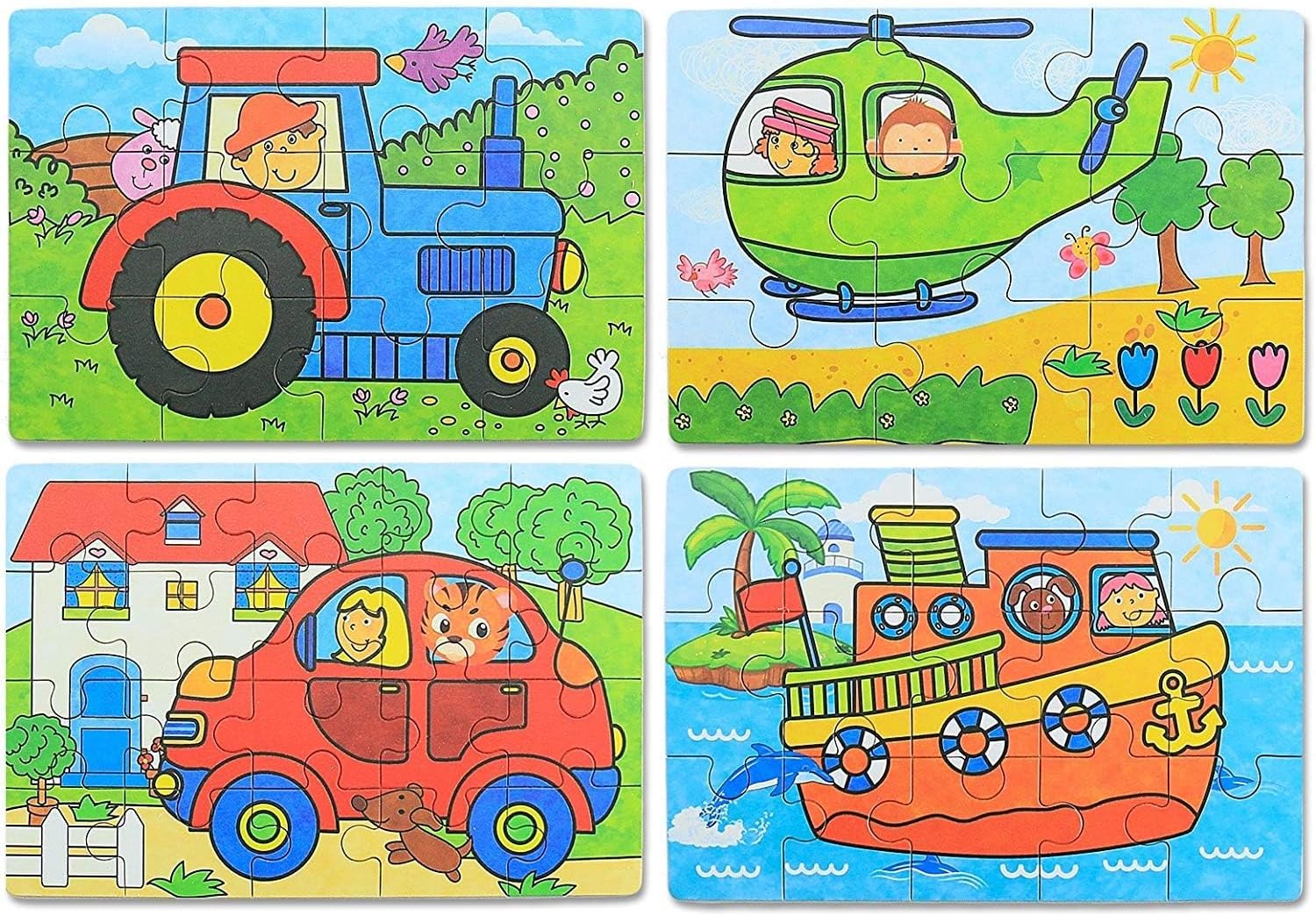 Detalle 2 de BBLIKE Puzzle per bambini 4 livelli 🧩