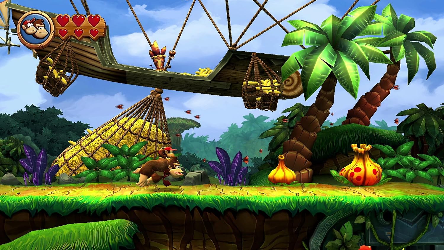 Detalle de Donkey Kong Country Returns HD – Switch: aventura 2D de plataformas para DK y Diddy