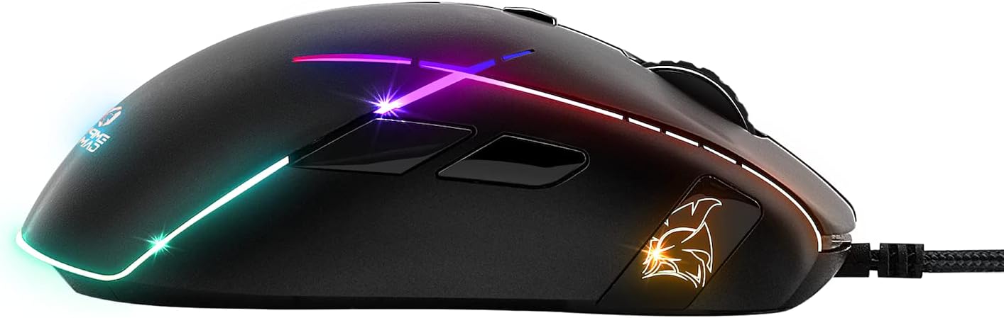 Thumbnail 4 de EMPIRE GAMING X-Blades : souris gamer filaire ambidextre RGB, jusqu’à 6400 DPI et 1000 Hz